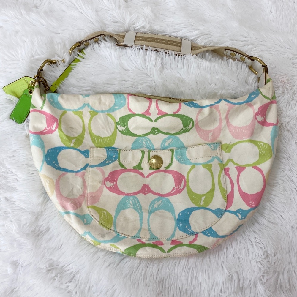 Coach original colorful shoulder bag